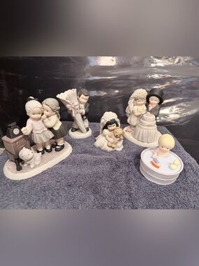 Collection of vintage Enesco figurines